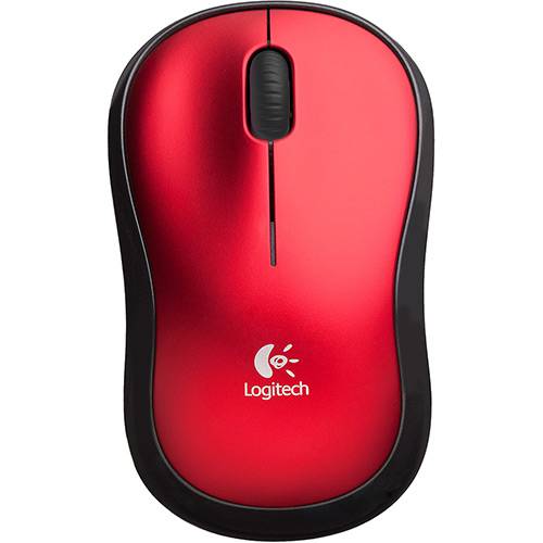 Tamanhos, Medidas e Dimensões do produto Mouse Wireless Logitech M185 Vermelho