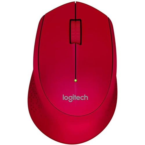 Mouse Wireless Logitech M280 Optico Vermelho