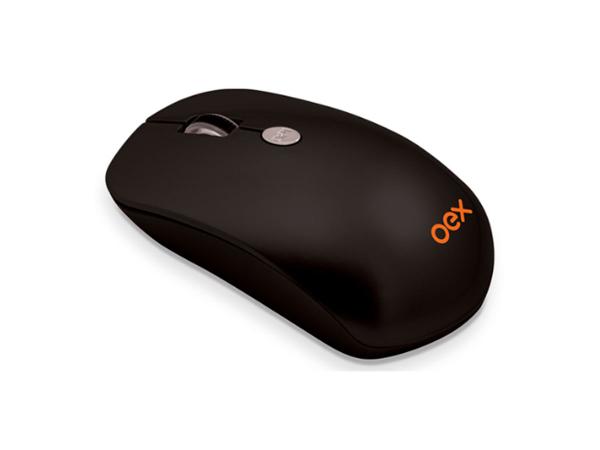 Mouse Wireless Oex Flat Preto MS401