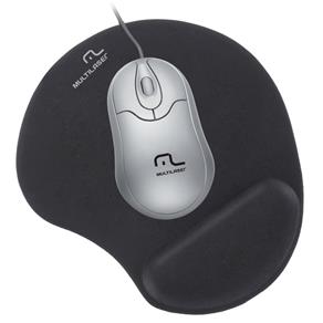 Mousepad em Gel Maior Conforto Pequeno - Multilaser