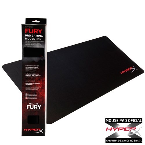 Mousepad Gamer HyperX Fury XL 900mm X 420mm - HX-MPFP-XL