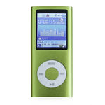 Mp3 Mp4 Player Slim Multimídia Stereo Rádio Fm Fone Kp-4007 Verde