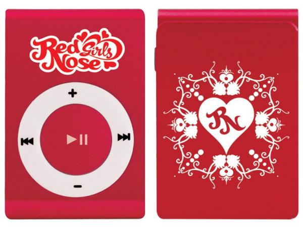 MP3 Player 4GB Girls - Red Nose