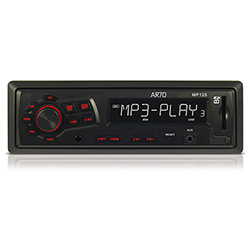 MP3 Player Automotivo AR70 MP125 - Rádio AM/FM, Entradas USB, SD e AUX