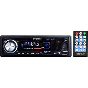 MP3 Player Automotivo Eterny ET33001 - Rádio FM, Entradas USB, SD e AUX