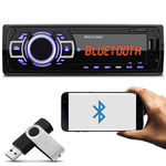 MP3 Player Automotivo Multilaser New One Bluetooth P3319P 1 Din USB Sd Aux MP3 Fm + Pen Drive 8GB