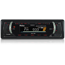 MP3 Automotivo PCA 100 com Entrada Cartão e USB Frontal - Philco