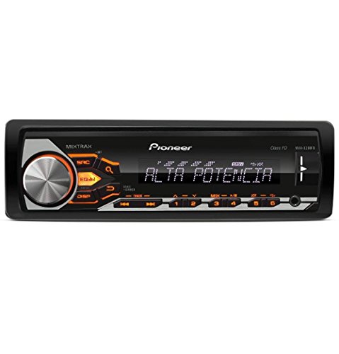 MP3 Player Automotivo Pioneer MVH-X288FD 1 Din USB Lê Android AUX RCA AM FM Mixtrax RMS 4x40W