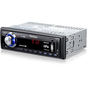 Mp3 Player Automotivo Wave, Rádio Fm, Entradas Usb, Sd e Aux P3108 - Multilaser
