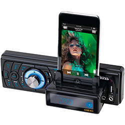 MP3 Player Boss com Rádio AM/FM Compatível com USB/SD, MP3, WMA Digital Controle Remoto Wireless