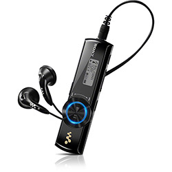 MP3 Player - 2GB, C/ Rádio FM e Gravador de Voz/FM - Preto - NWZ-B172F - Sony