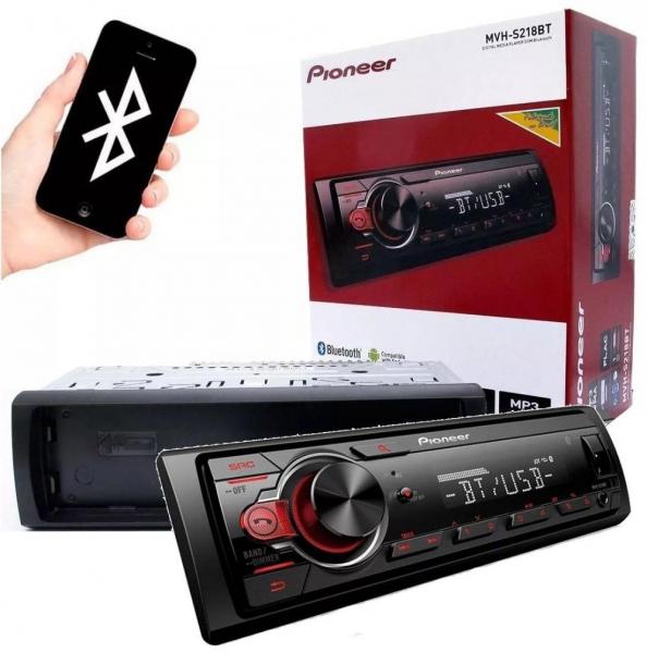 Mp3 Player Mvh-S218bt Pioneer Bluetooth, Usb, Auxiliar