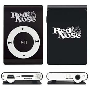 MP3 Player Red Nose Force com Cartão de 8GB - Preto