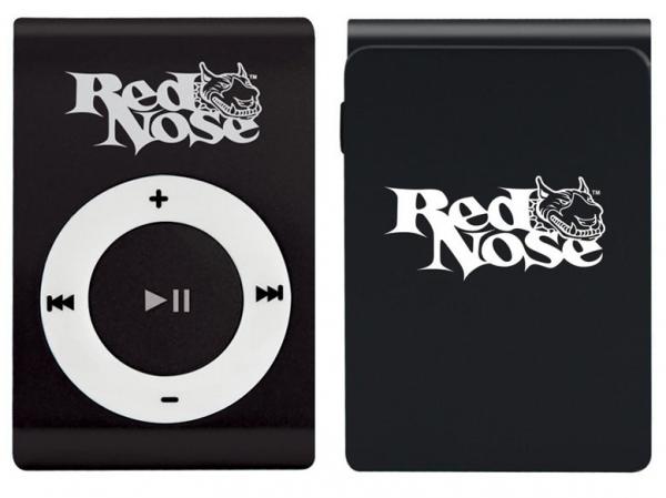 MP3 Player Red Nose Girls You Sound - com Cartão 8GB - Preto