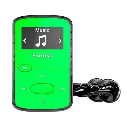 Tudo sobre 'MP3 Verde SanDisk Clip Jam SDMX26 de 8GB com Rádio Fm Conta com Sintonizador de Rádio Fm Incorporado'