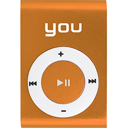 MP3 You Sound Clip Laranja 4GB