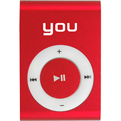 MP3 You Sound Clip Vermelho 4GB