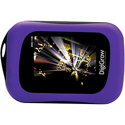 MP4 Player Fit Sport 4GB Tela LCD 1,8" Roxo - Digigrow