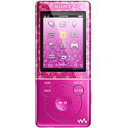 Tudo sobre 'MP4 Player Sony NWZ-E473/P - 4GB - Rosa'