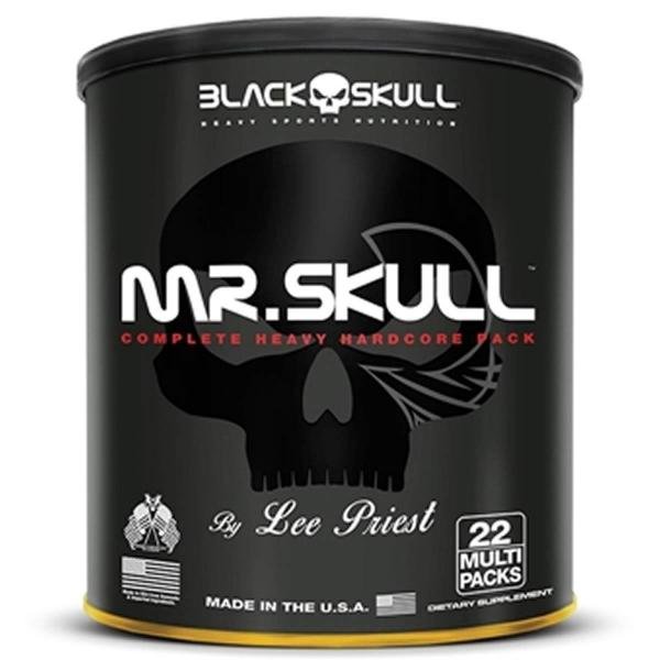 Mr. Skull 22 Packs - Black Skull