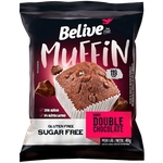 Muffin Belive Double Chocolate - Sem Açúcar Sem glúten Sem lactose – 40g