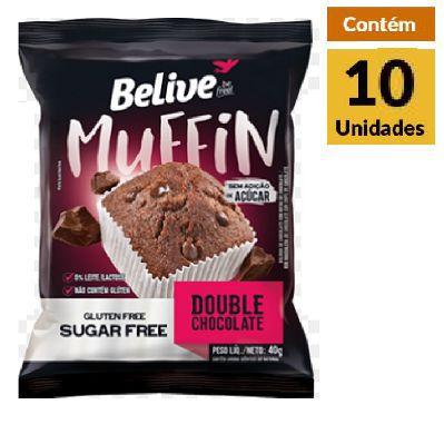 Muffin BeLive Double Chocolate ZERO 10x40g