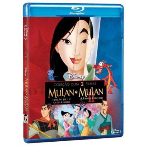 Mulan 1 e 2 - Blu Ray / Filme Infantil