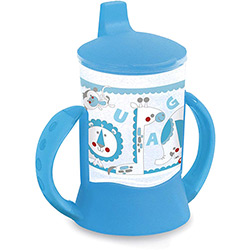 Multi Copo Grande com Alça e Tampa Azul - Fisher Price