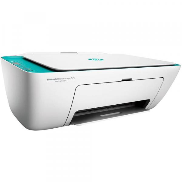 Multifuncional HP DeskJet Ink Advantage 2676, Jato de Tinta, Colorida, Wi-Fi, Bivolt