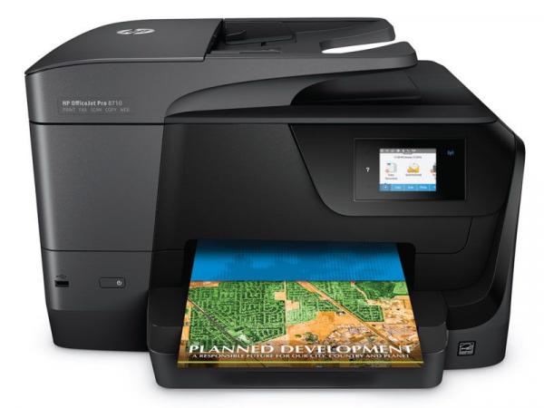 Multifuncional Jato de Tinta Color HP D9L18A696 OJ PRO 8710 IMP/COPIA/DIG/FAX/DUPLEX/WIFI 35PPM