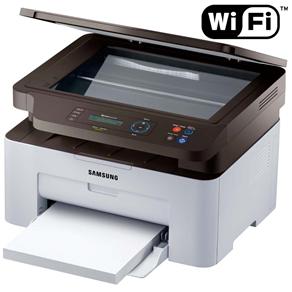 Multifuncional Laser Samsung Xpress SL-M2070W Monocromática - Impressora, Copiadora, Scanner, Wireless - 110V