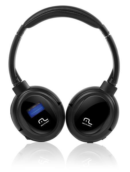 Multilaser Headphone Bluetooth C/ Micro SD, Rádio FM e Microfone - PH095 Preto