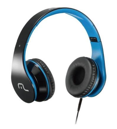 Multilaser Headphone com Microfone para Celular Azul PH113
