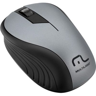 Multilaser Mouse Sem Fio 2.4ghz 1200dpi MO213 Preto e Grafite Mouse Sem Fio USB Multilaser