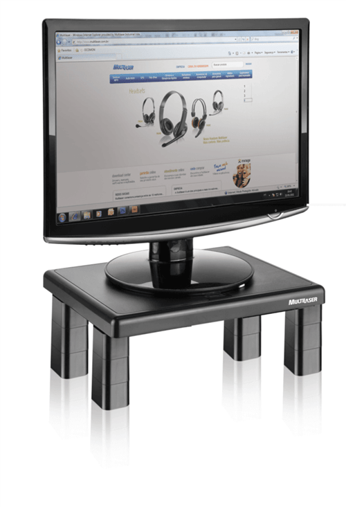 Multilaser Suporte Quadrado para Monitor de Mesa Multilaser