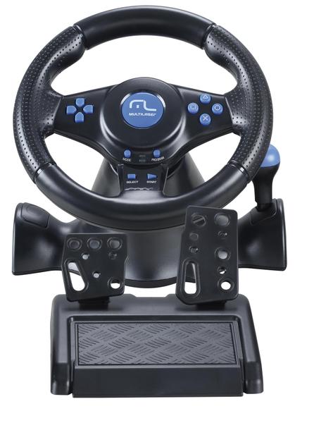 Multilaser Volante Racer 3 em 1 para PS2, PS3 e PC JS073 Azul