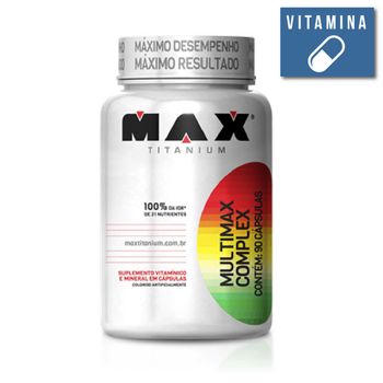 Multimax Complex 90 Caps. - Max Titanium