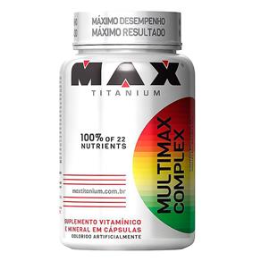 Multimax Complex - Max Titanium - 90 Cápsulas