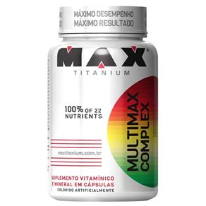 Multimax Complex - Max Titanium - Sem Sabor - 60 Cápsulas