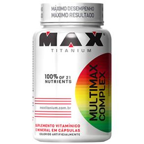 Multimax Complex Max Titanium - Sem Sabor - 90 Cápsulas
