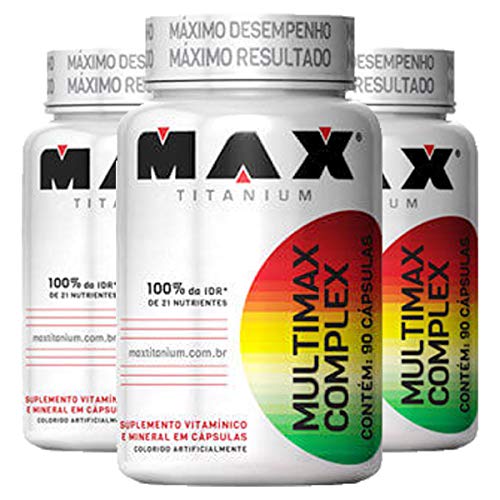 Multimax Complex - 3 Unidades de 90 Cápsulas - Max Titanium