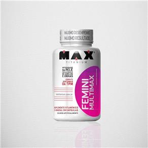 Multimax Femme - Max Titanium - Sem Sabor - 60 Cápsulas