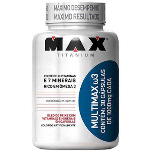 Multimax Ômega 3 - Max Titanium (30 Cápsulas)