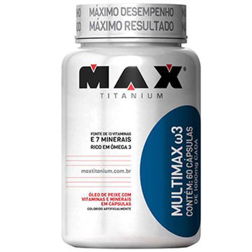 Tamanhos, Medidas e Dimensões do produto Multimax Ômega 3 - Max Titanium (60 Cápsulas)