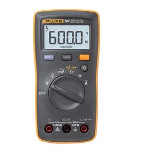 Multímetro Digital Eletricista 600v Cat3 107 - Fluke