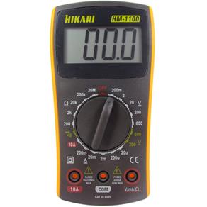 Multimetro Digital Hikari CAT III 600V HM-1100