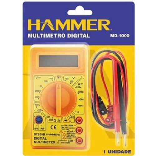 Tudo sobre 'Multímetro Digital MD 1000 - Hammer'