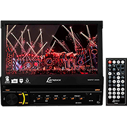 Multimidia Media Player Lenoxx AD2615 Retratil com Tela de 7" USB com Rádio FM Entrada para Câmera de Ré e Cartão SD
