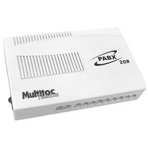 Multitoc Central PABX 208 Micro 2 Linhas 8 Ramais - Bivolt