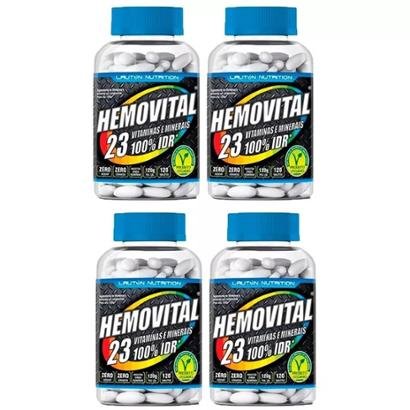 Multivitamínico Hemovital - 4x 120 Tabletes - Lauton